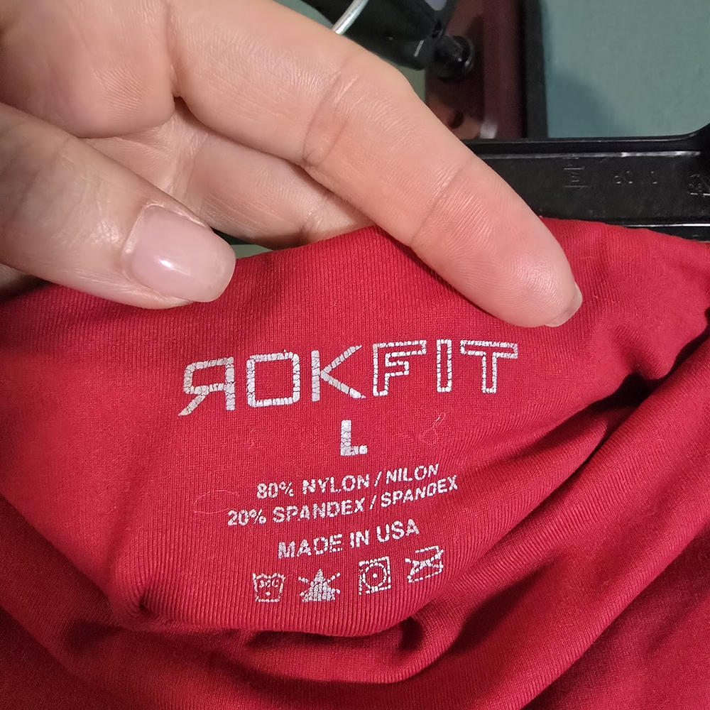 ROKFIT Women's Red Athletic Shorts